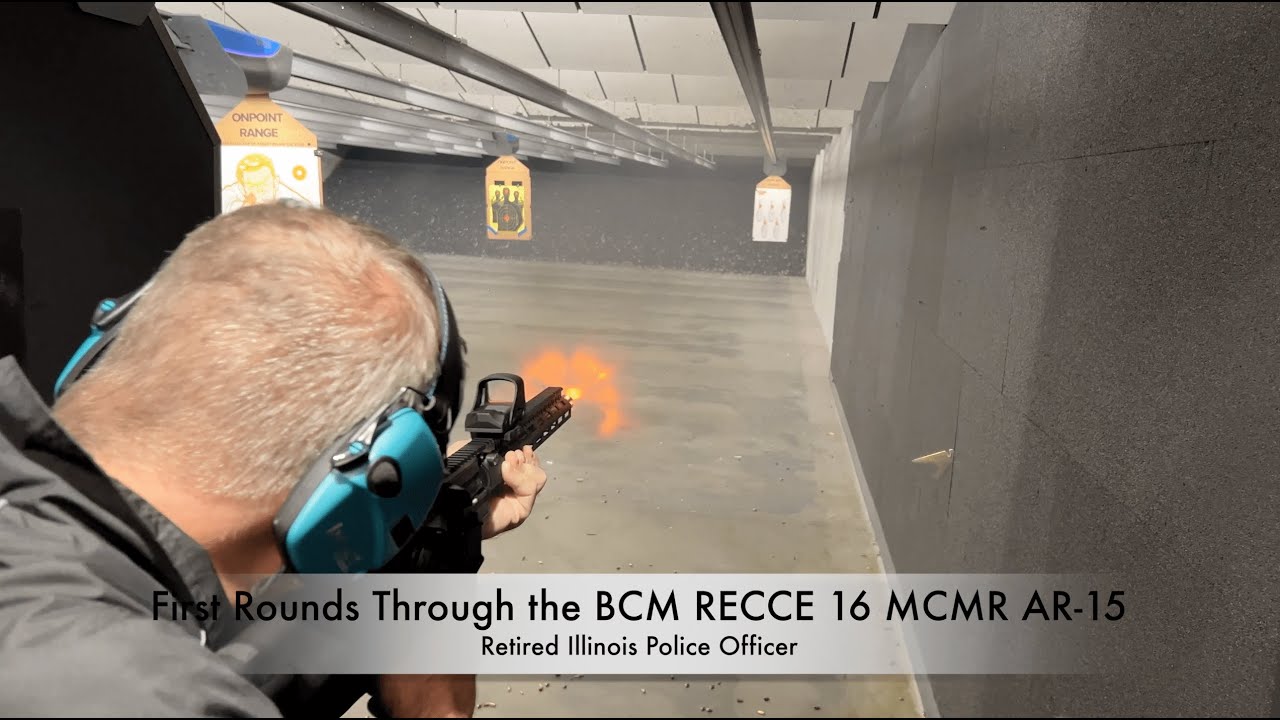 First Rounds Ever Through a New BCM RECCE 16 MCMR AR-15