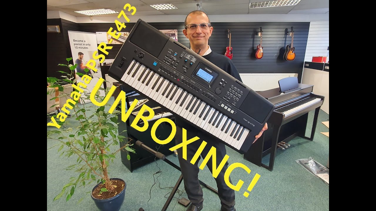 *New* Yamaha PSR-E473 Keyboard | Unboxing & Tour! | 4K UHD | Rimmers Music