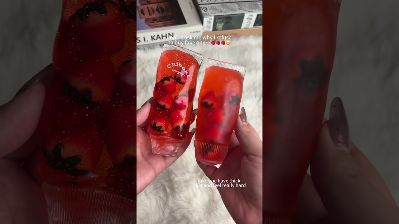 Real vs Fake Chiboki Strawberry Toothpaste Squishy! 🍓🦷 Which One Wins? #shorts