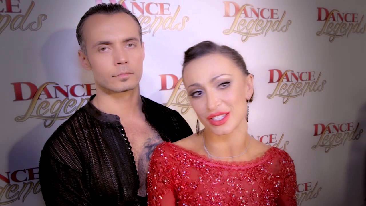 Slavik Kryklyvyy & Karina Smirnoff Interview at Dance Legends 2014