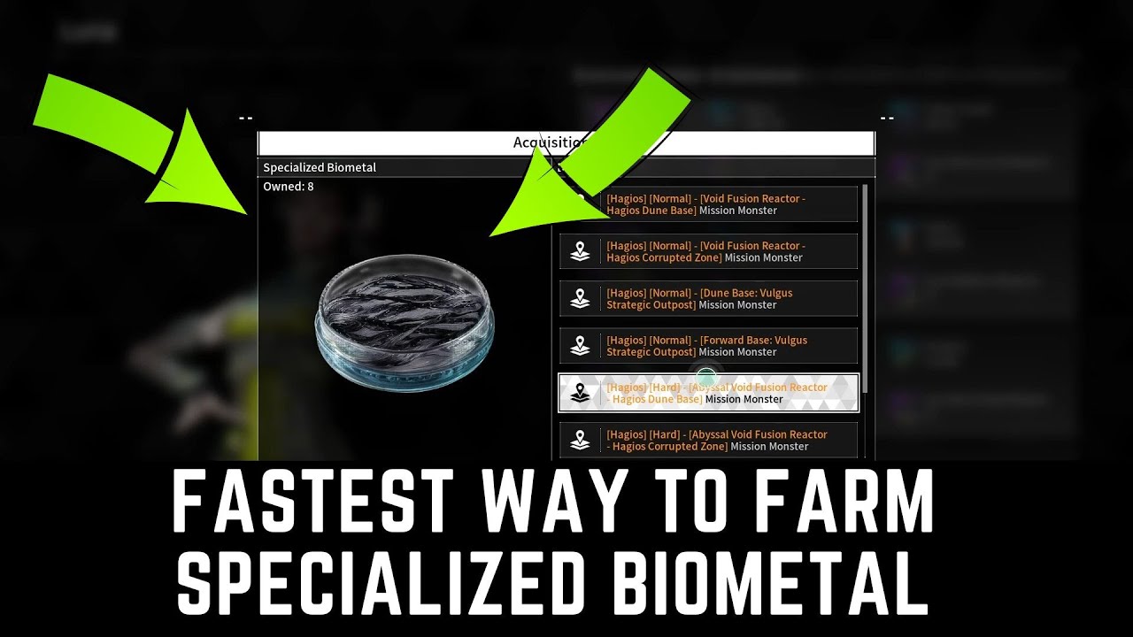 FASTEST WAY TO FARM SPECIALIZED BIOMETAL | THE FIRST DESCENDANT