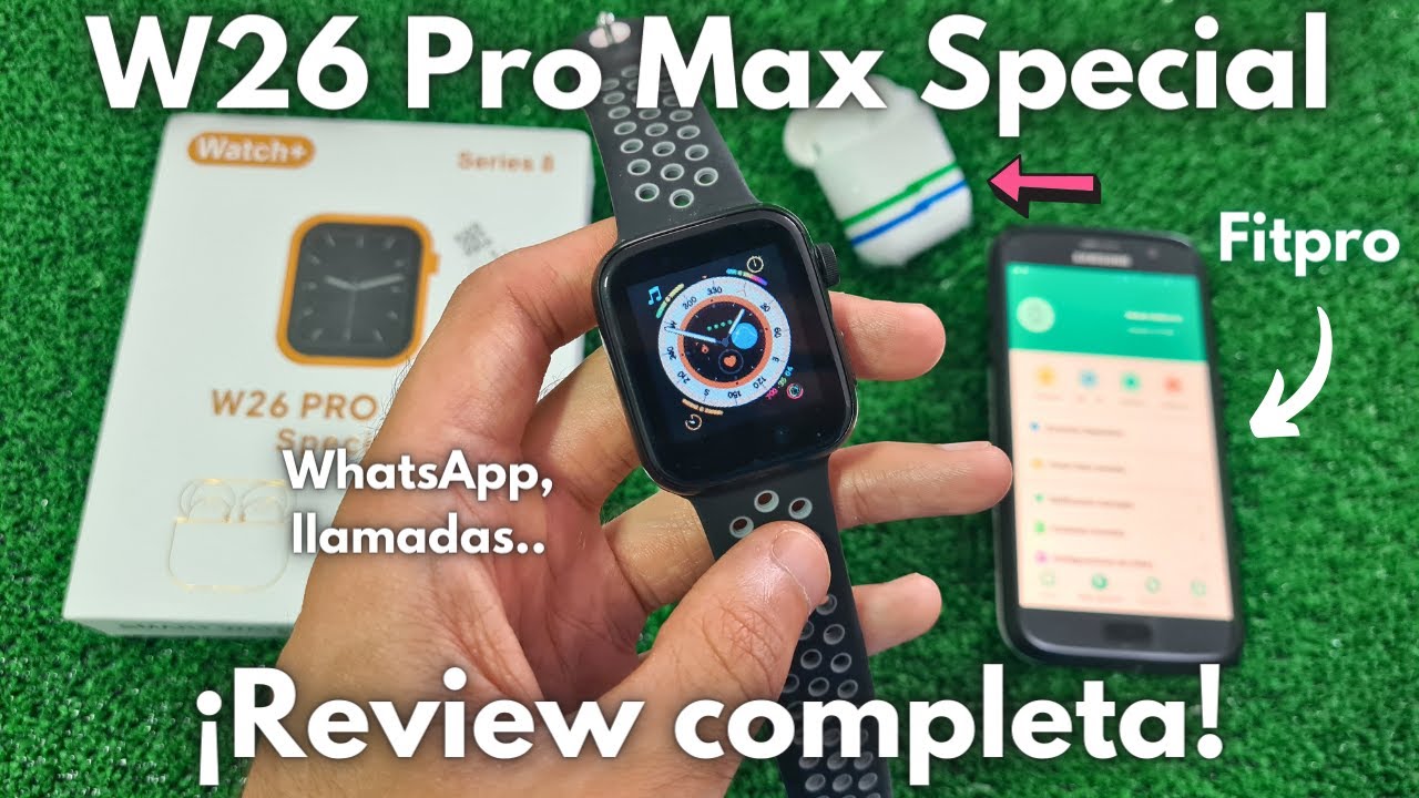 💥 W26 Pro Max Special Series 8 | Características y Configuración COMPLETA | Fitpro