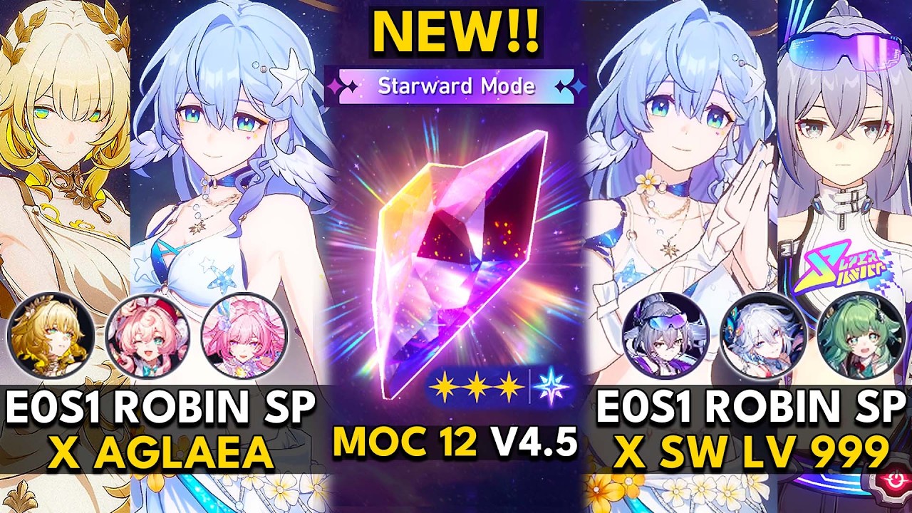 E0S1 Robin Summeretto x Aglaea & Silver Wolf Lv 999 | MOC 12 Starward Mode | HSR 4.5