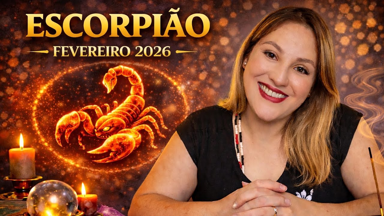 ♏ Escorpião - Tarô Fevereiro 2026 | FIM DA MELANCOLIA, NÃO DEIXE A INVEJA ENTRAR 