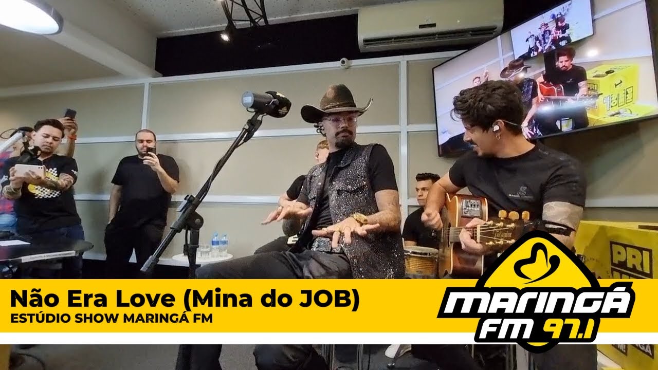 Não Era Love (Mina do JOB) - Luan Pereira - Versão exclusiva Estúdio Show Maringá FM