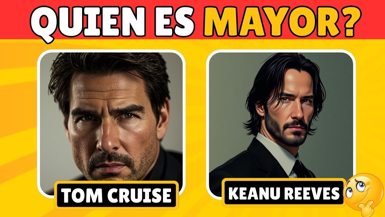 ¿QUIÉN ES MAYOR? ¡Las Edades REALES de tus Famosos Favoritos!