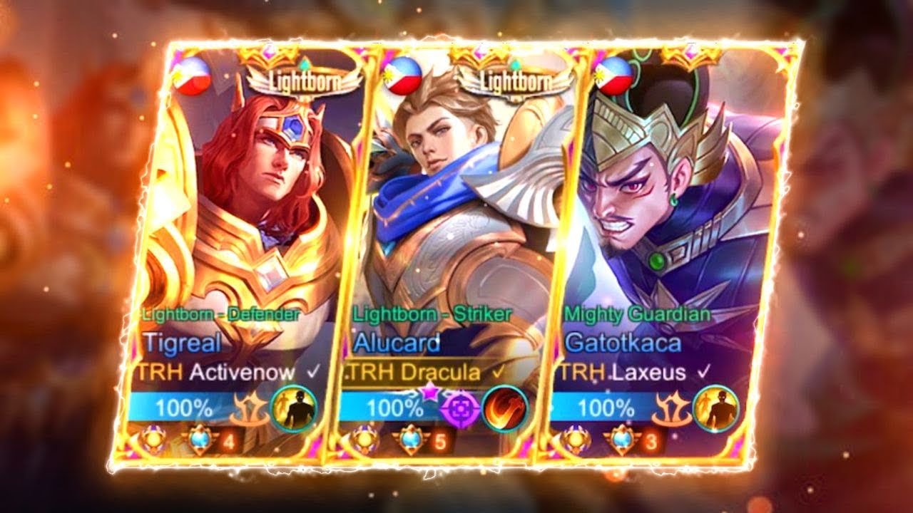 Top Global Alucard, Tigreal and Gatotkaca in Rank Game! | MLBB