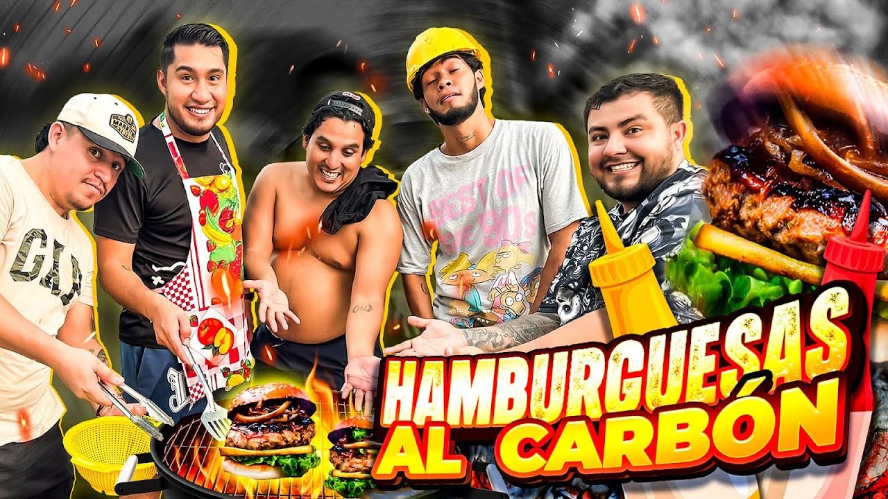 HICIMOS HAMBURGUESAS AL CARBON CON EL CREW RETOJORJAIS 🍔🔥