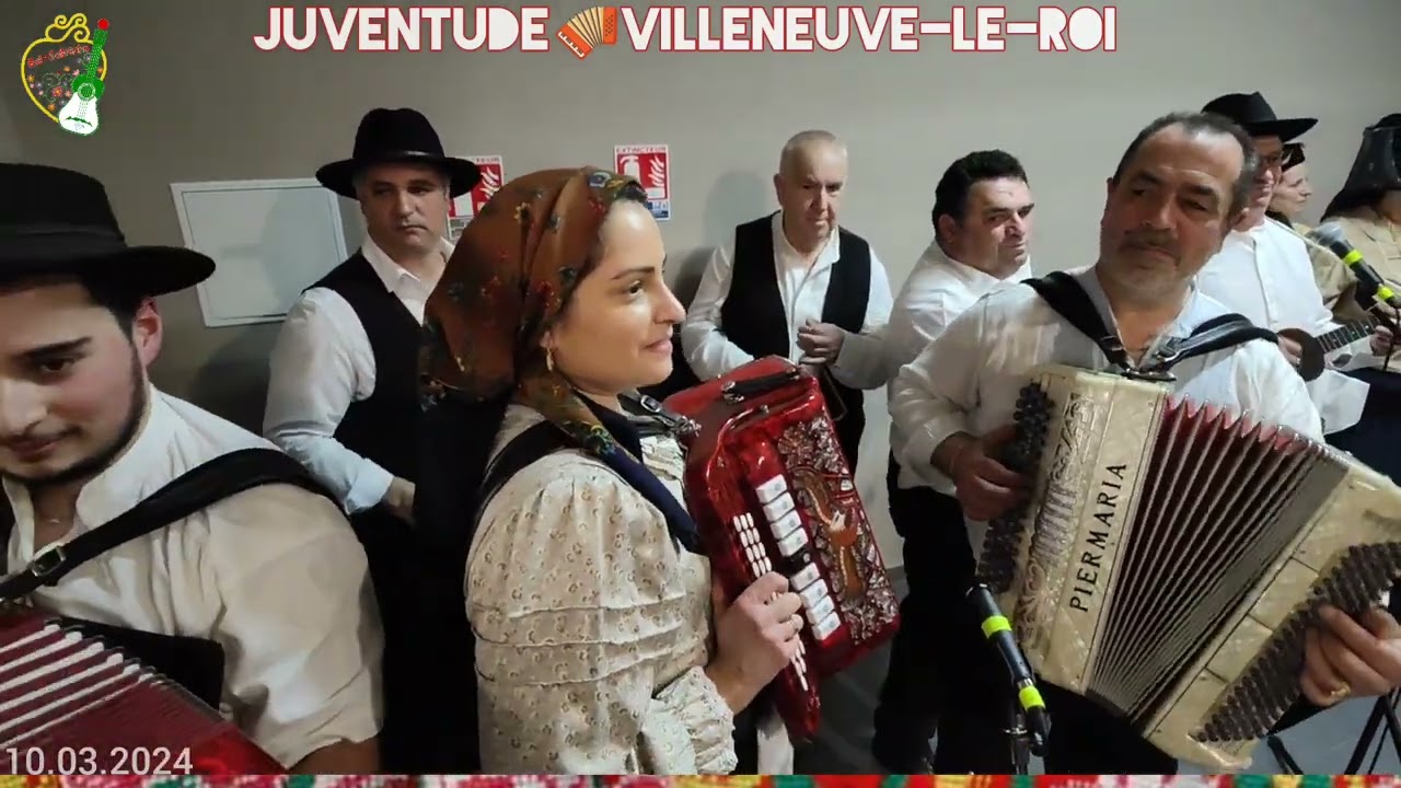 Juventude 🪗Villeneuve-le-Roi 🎉 Festival de Folclore 🕺 Danças e Cantares de Manhouce