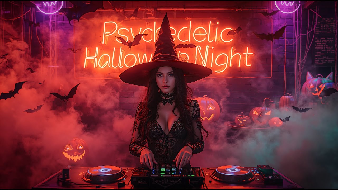 🎃 Psychedelic Halloween Night ｜ Psytrance, EDM, ハロウィン
