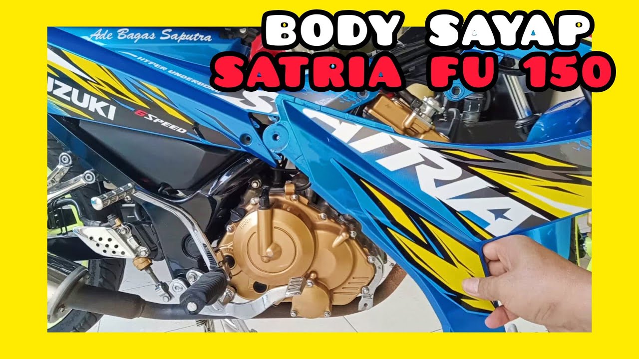 Cara pasang body sayap motor satria FU 150 mudah tapi resiko baret #cara #satriafu #pasang #body