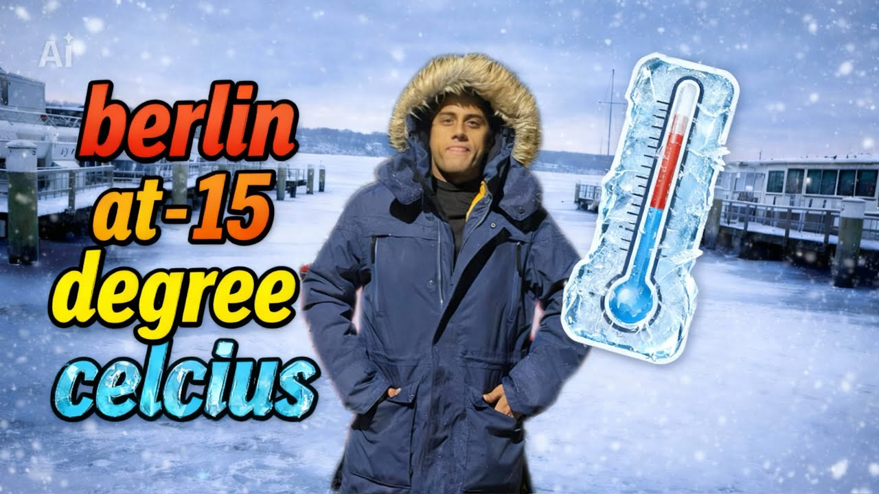 Berlin at −15°C 🥶 | How the City Looks in Extreme Winter