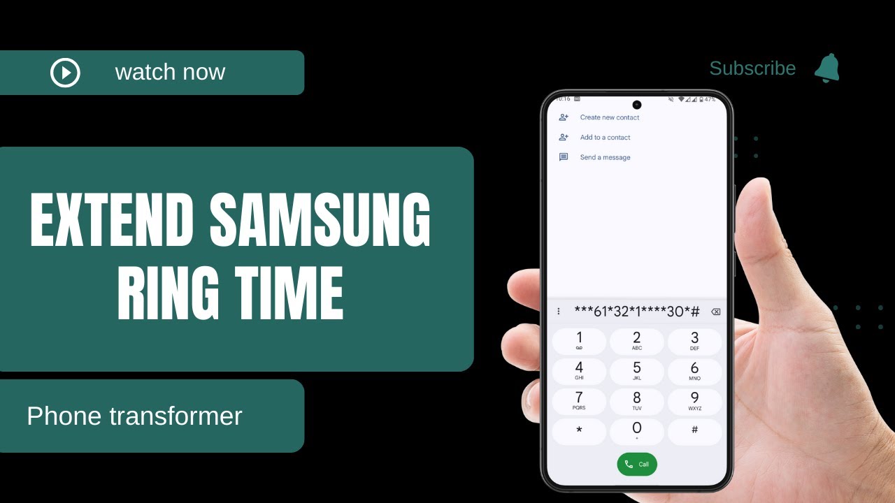 How To Extend Ring Time On a Samsung Phone - For Beginners