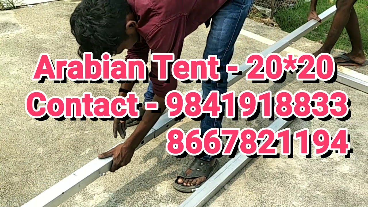 Mangadu Golden Supplies - 20*20 Arabian Tent #atv | #Tamil | #mka | #Vlog
