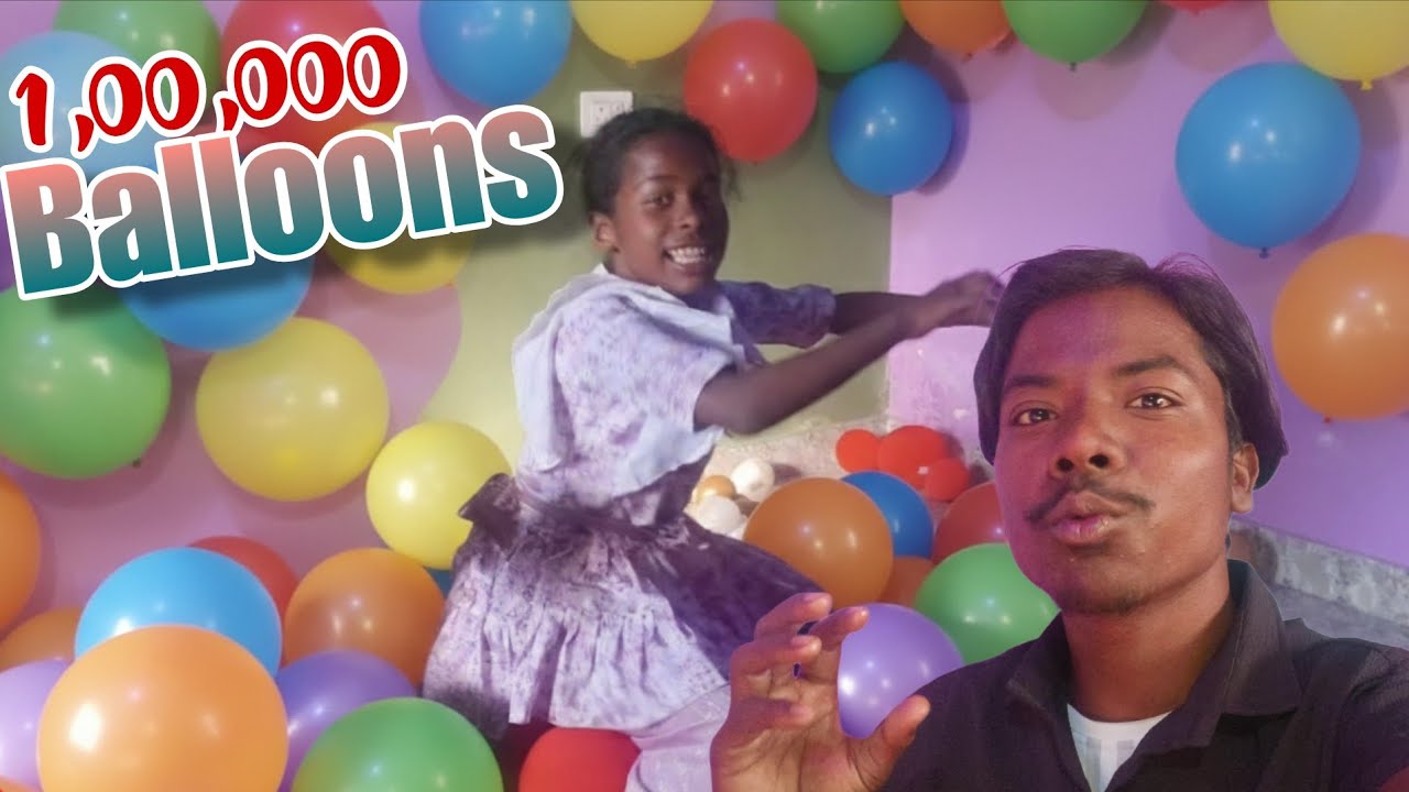 1,00,000 Balloon's This Room 😍