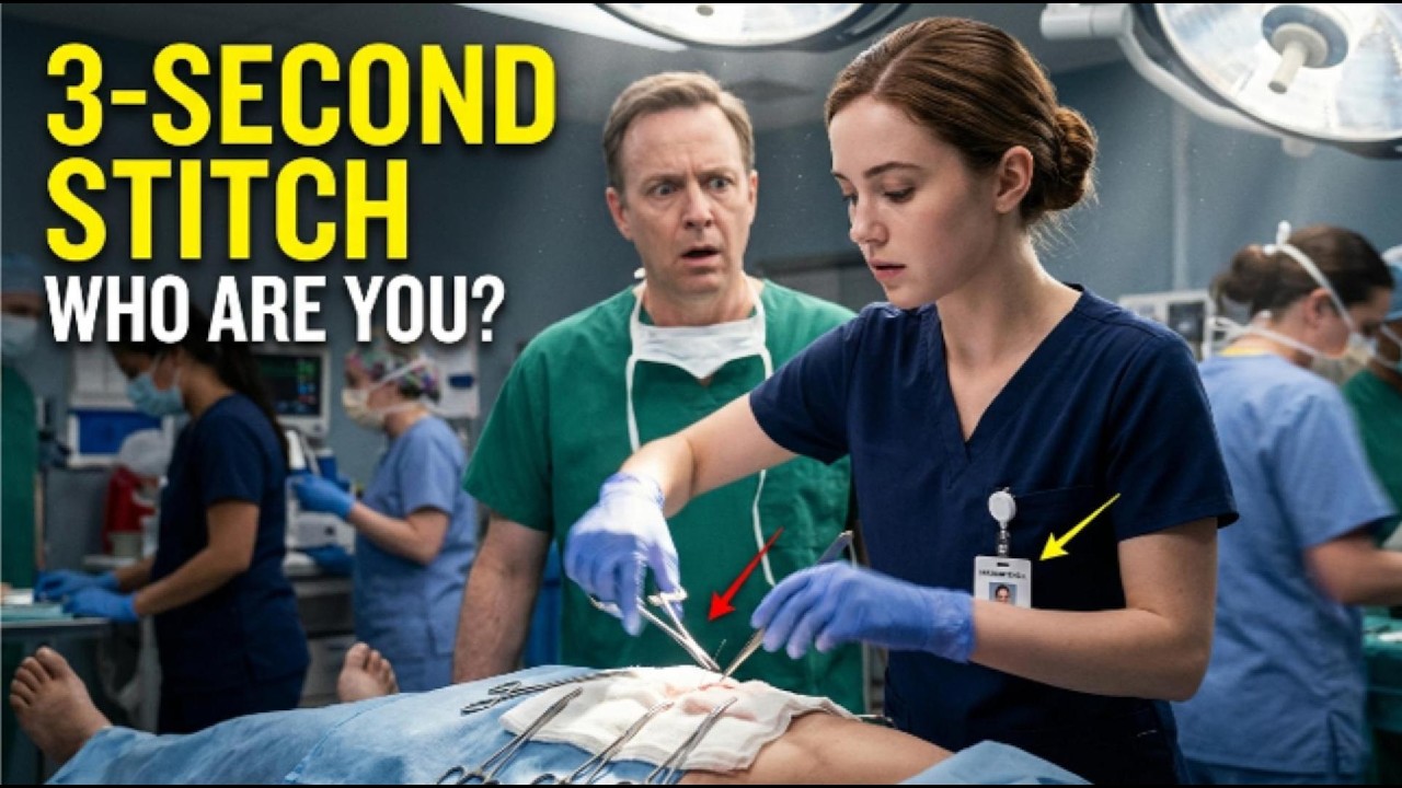 She Stitched the Artery in 3 Seconds… The Chief Surgeon Went White