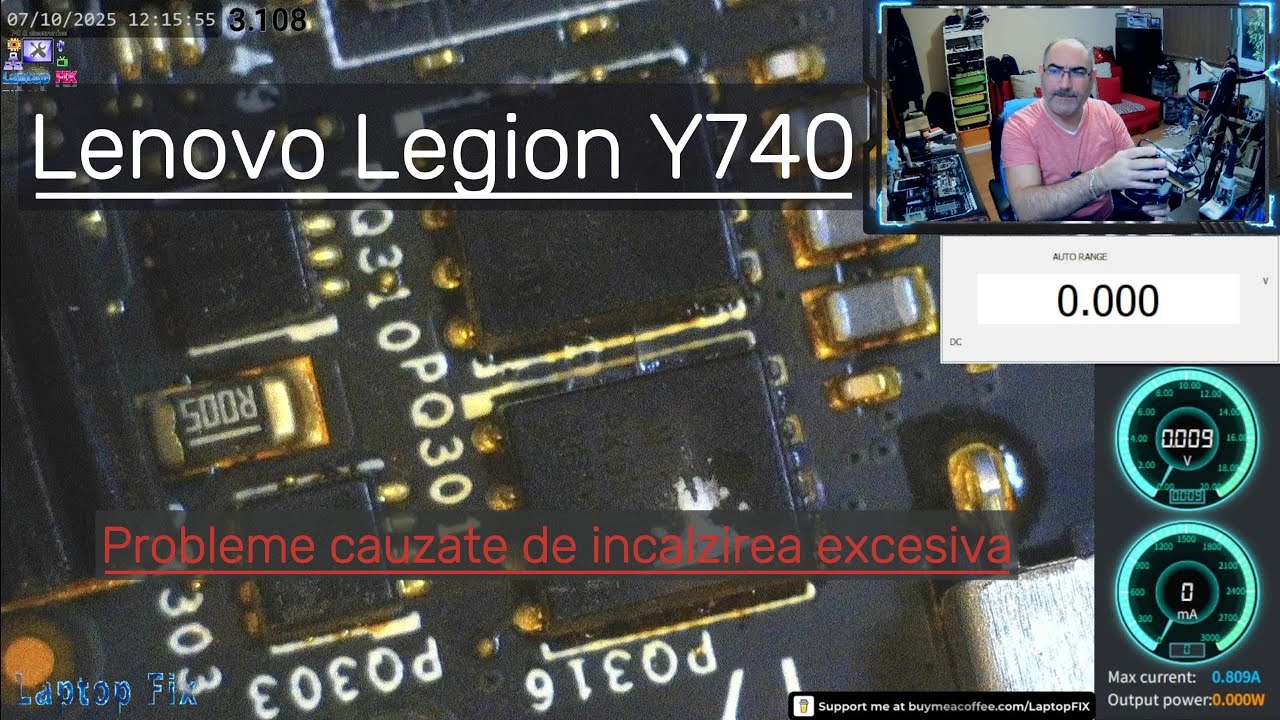 Legion Y740-15IRH sau ce se intampla daca nu se face mentenanta la un laptop de gaming cativa ani ?