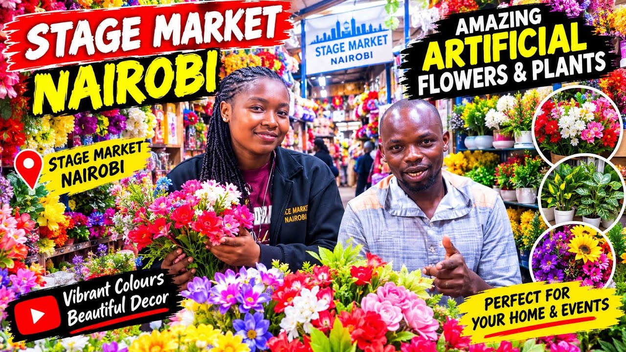 GET CHEAP ARTIFICIAL FLOWERS/PLANTS IN STAGE MARKET NAIROBI.