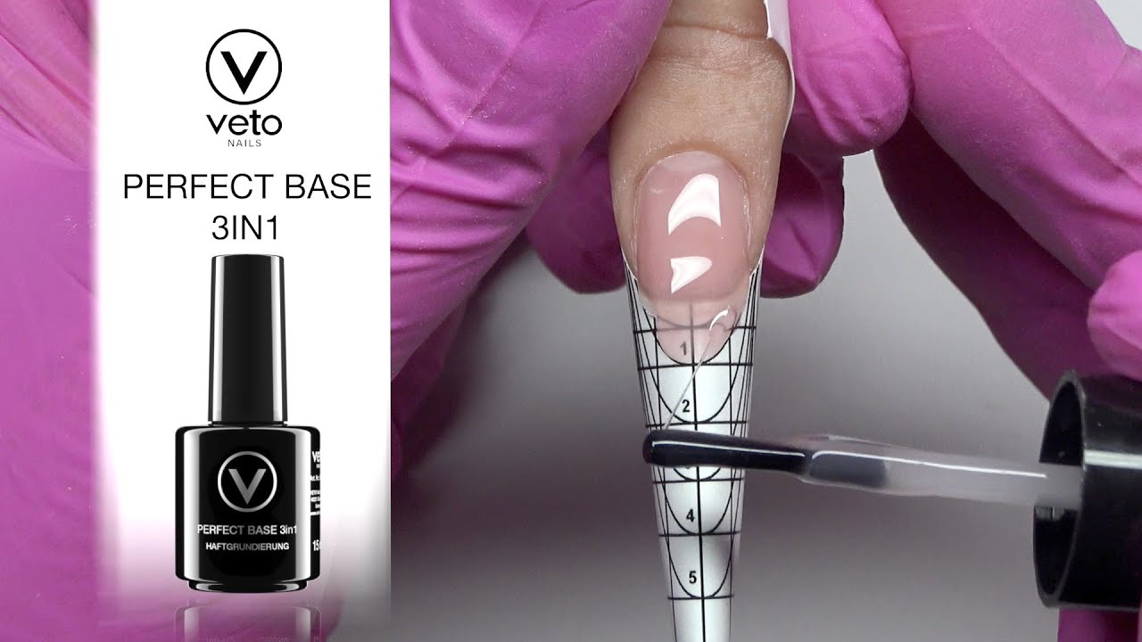 Haltbare UV Lack Maniküren mit PERFECT BASE 3in1