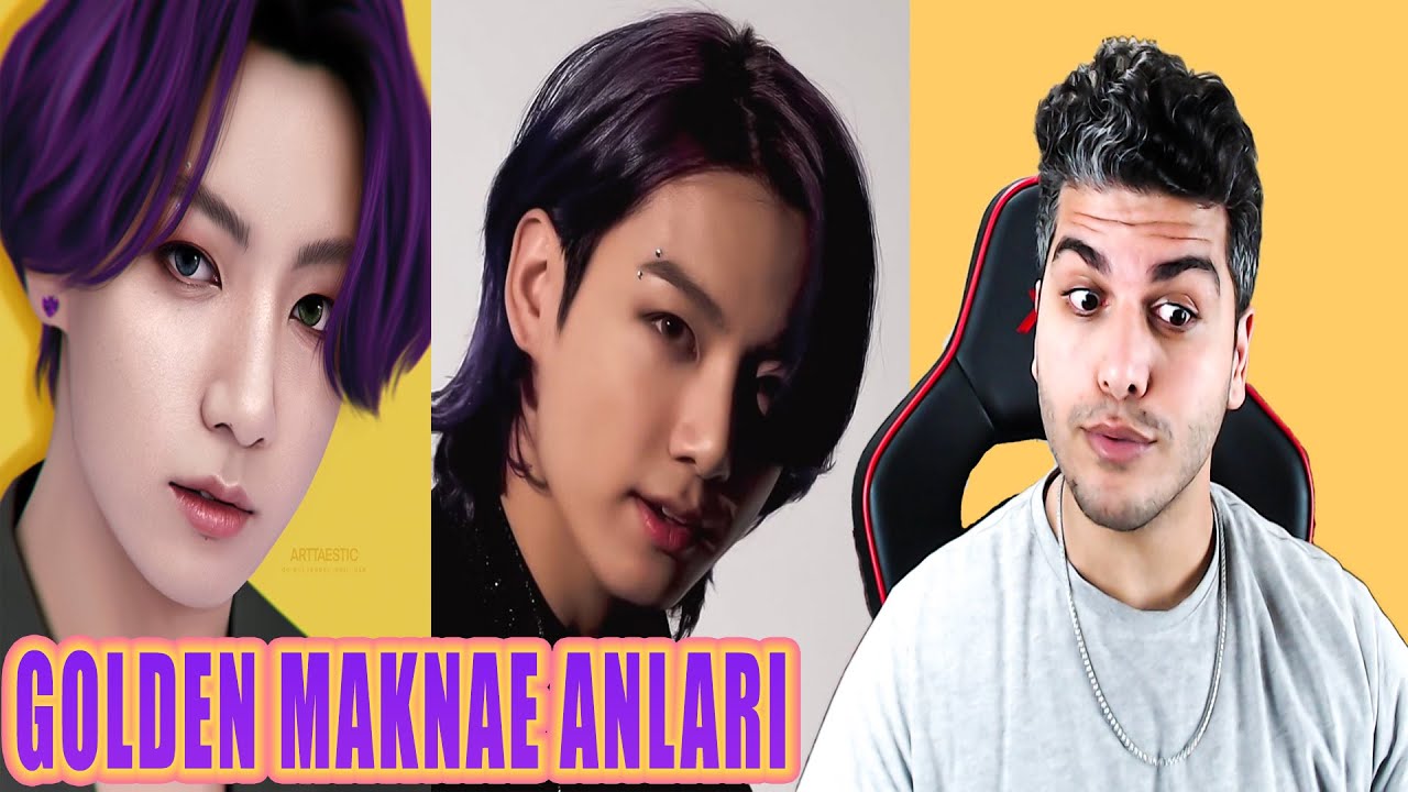 BTS JUNGKOOK GOLDEN MAKNAE ANLARI