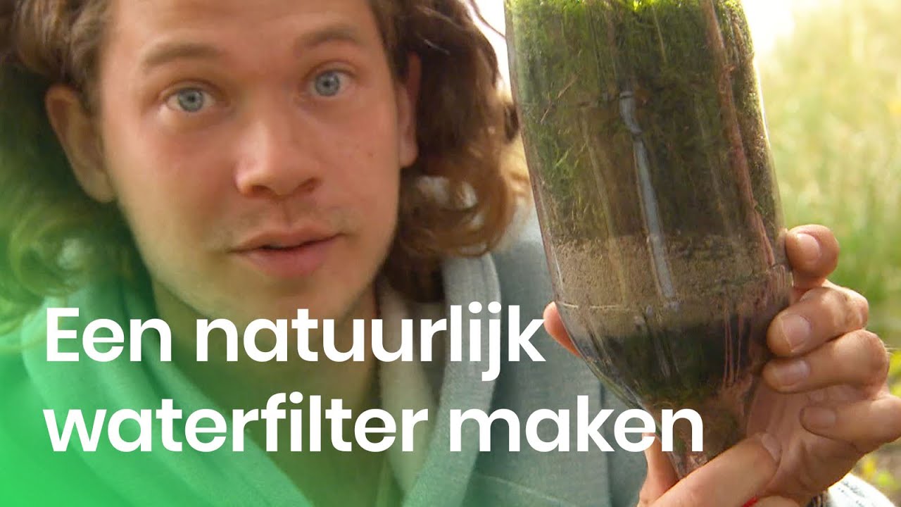 Hoe maak je van een plastic flesje een natuurlijk waterfilter? | Het Klokhuis