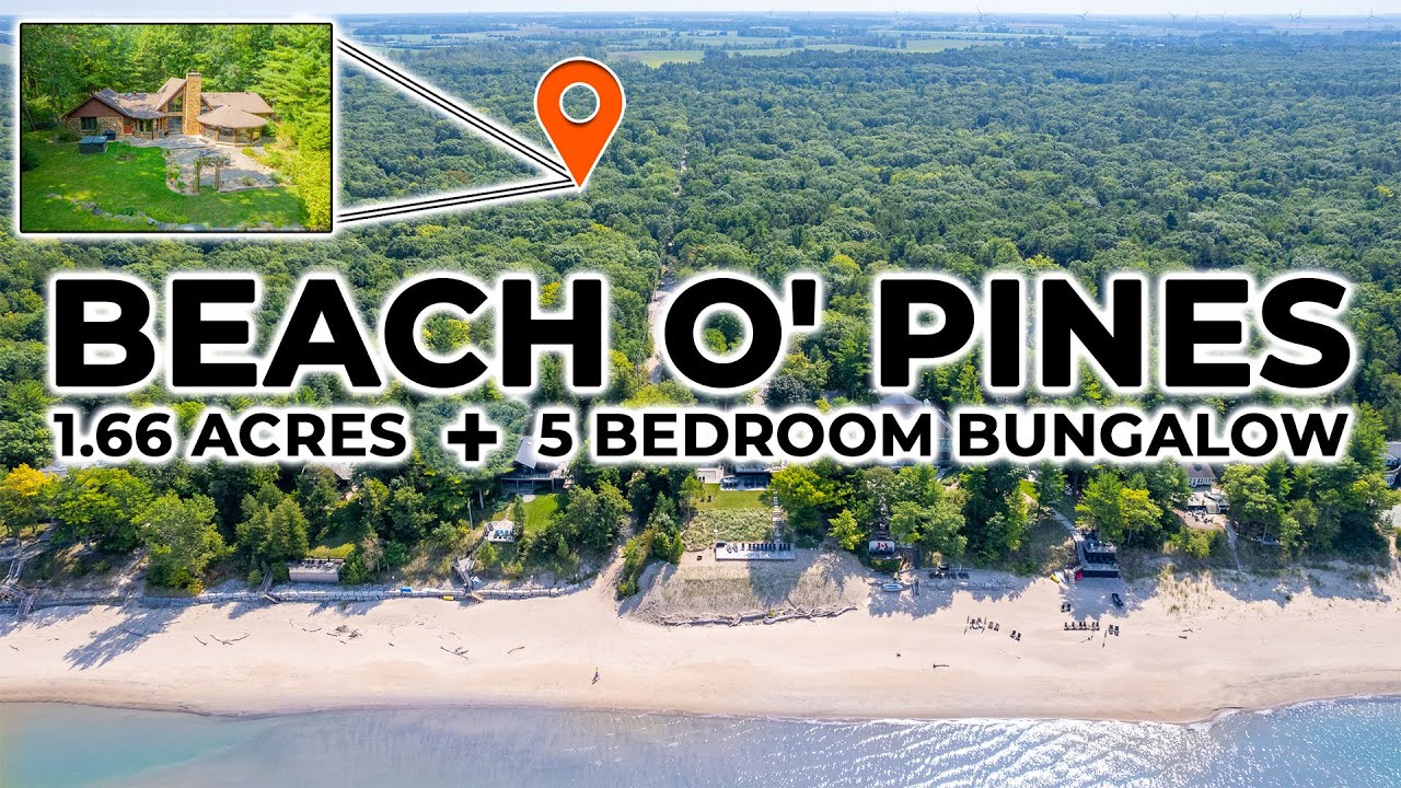 FOR SALE in BEACH O' PINES: 10342 Beach O' Pines Rd at Grand Bend's most Exclusive PRIVATE BEACH!