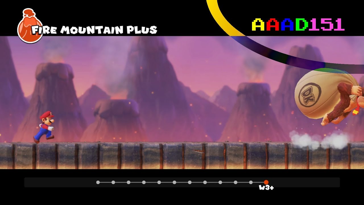 Mario vs Donkey Kong | World 3+ | Fire Mountain Plus