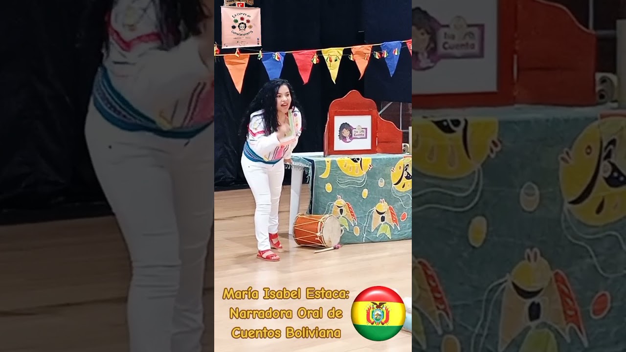 Mar&iacute;a Isabel Estaca🇧🇴📚😀Narradora Oral de Cuentos de Bolivia 🇧🇴💯💯📖🎙️☕🍞😃.