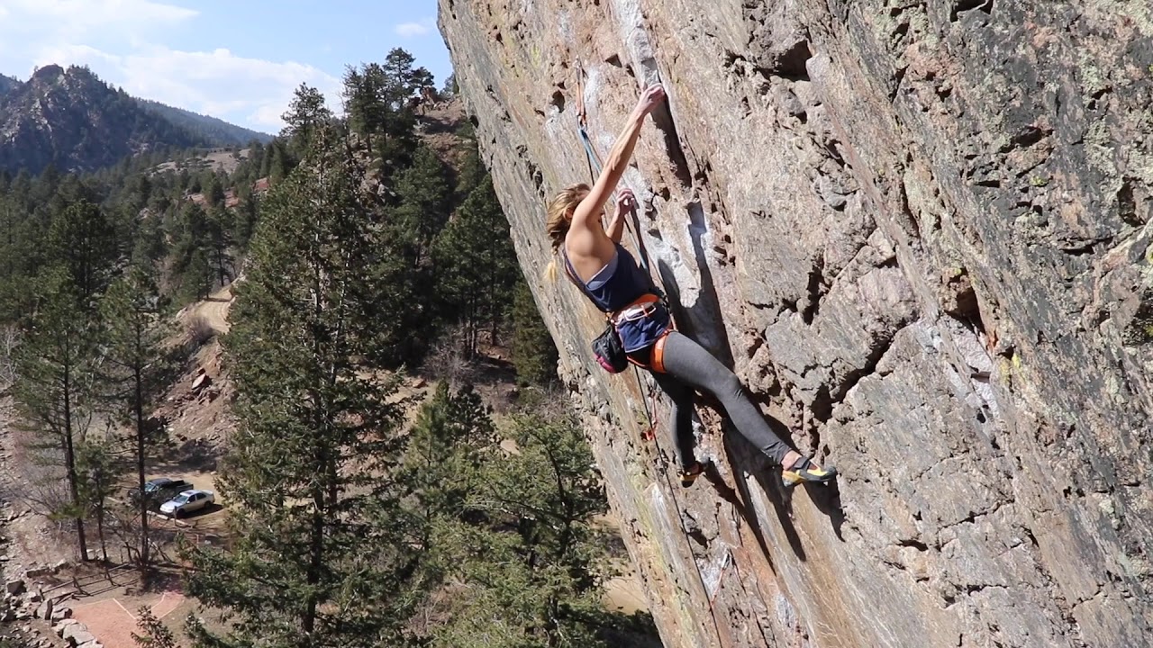Sasha sends The Web in Eldorado Canyon