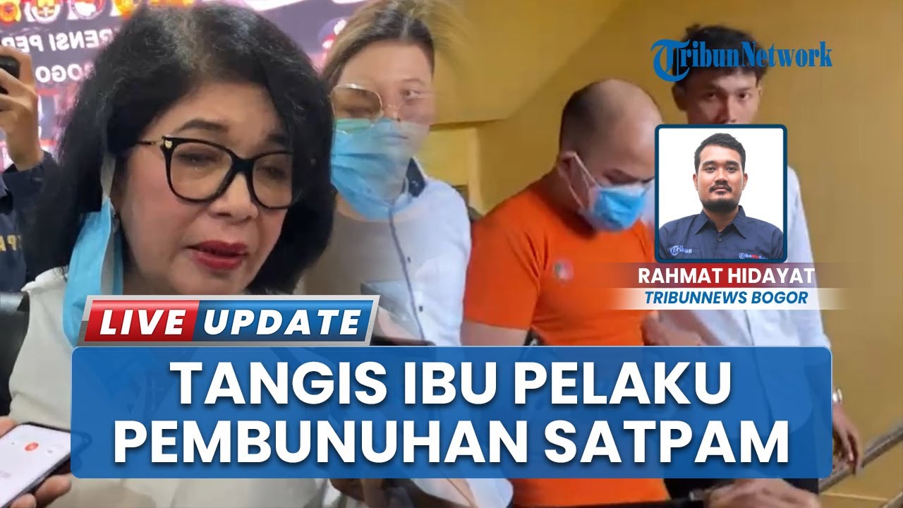 Isak Tangis Pengacara Farida Felix Iringi Rilis Kasus Pembunuhan Satpam oleh Anaknya di Polres Bogor