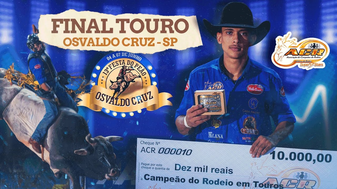 OSVALDO CRUZ-SP 2025 | DISPUTA FINAL em TOUROS