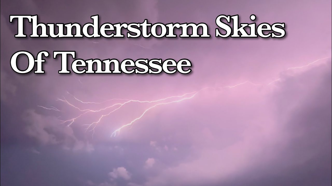 Thunderstorm Skies Of Tennessee! With Actual Sounds And Music By Beethoven! #relaxingmusic  #travel