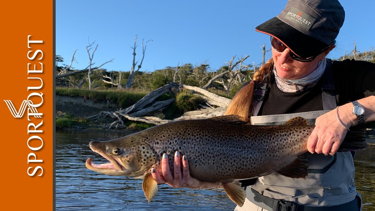 Sea Trout Fishing on the Irigoyen River At Worlds End Lodge, Argentina