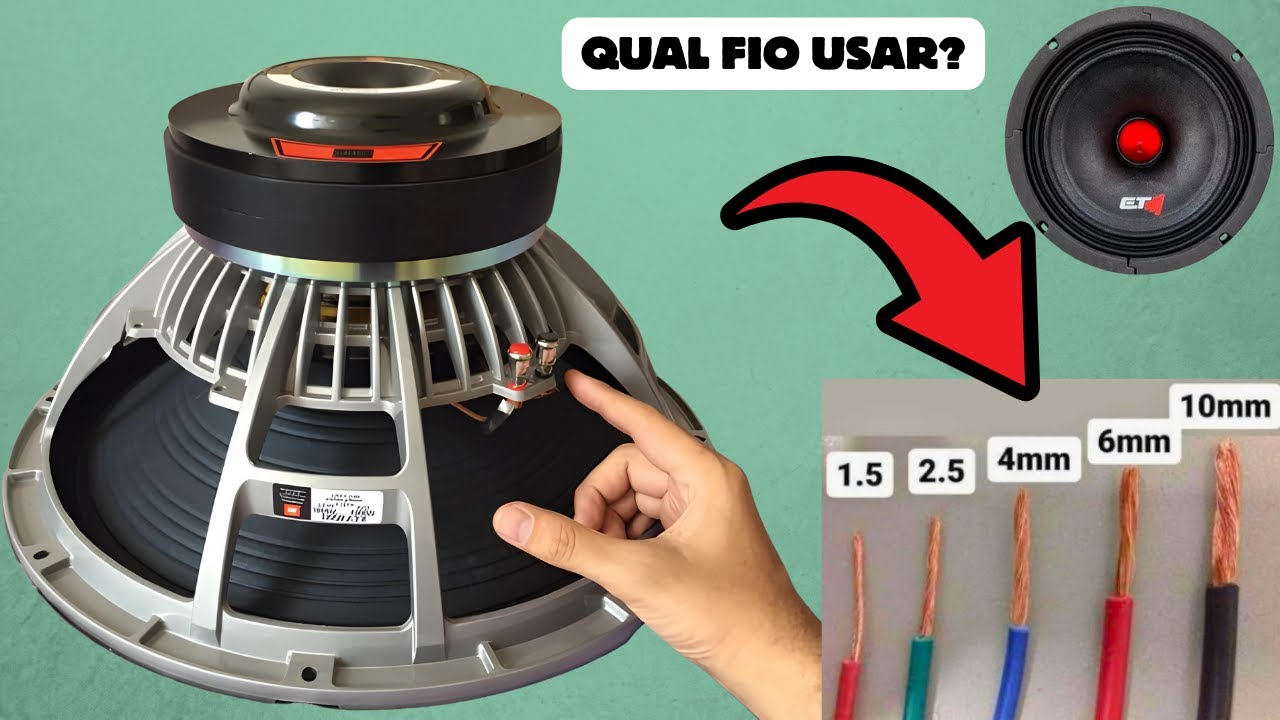 Qual bitola de fio USAR no SOM? alto falante - dicas de som automotivo