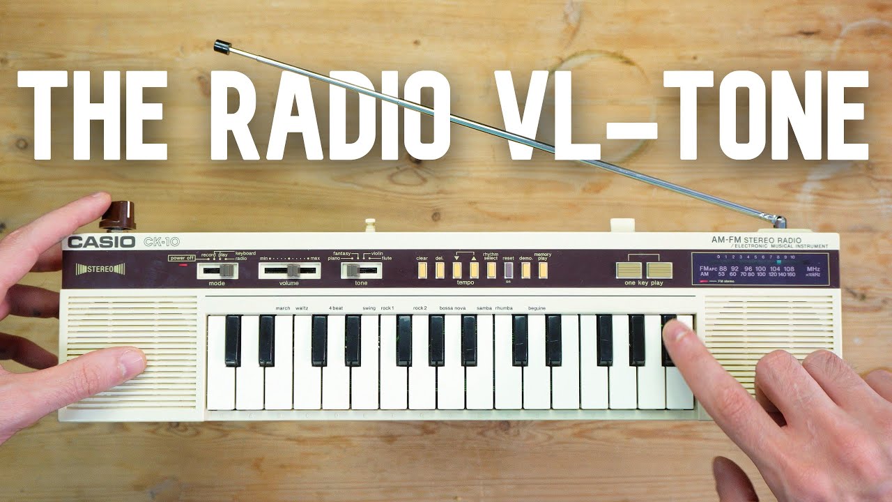 Знаете ли вы об этой суперредкой радиоклавиатуре 80-х? | Casio CK-10