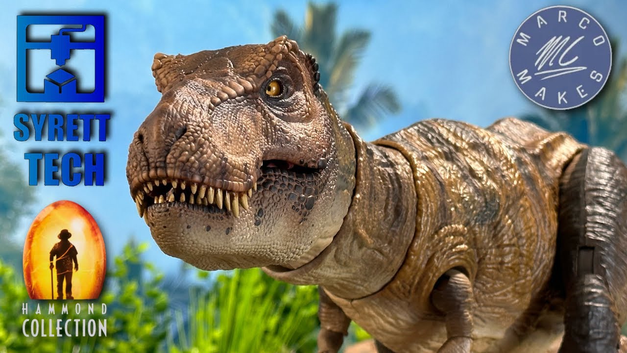 The Ultimate T-Rex Head by Marco Makes and Syrett Tech.