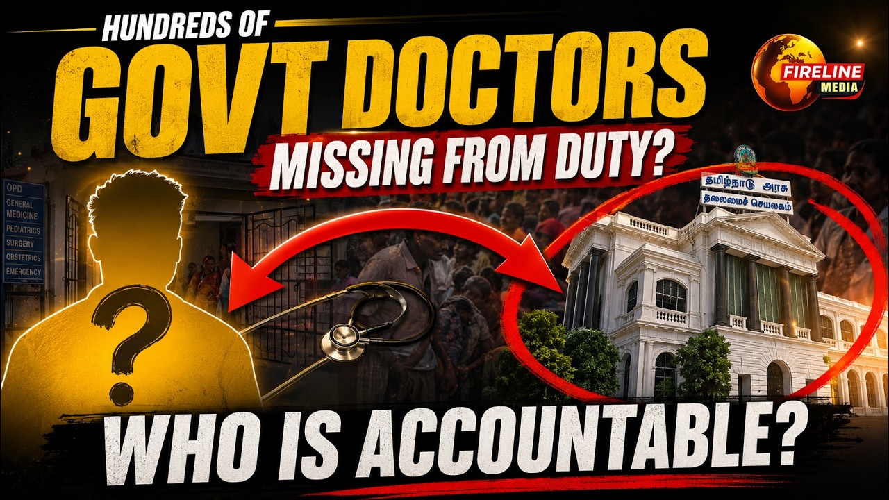 Hundreds of Govt Doctors Missing From Duty? RTI Exposes Shocking Absenteeism in Tamil Nadu