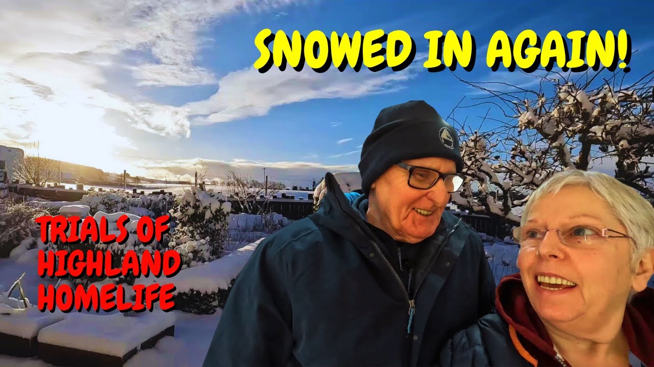MORE SNOW! HIGHLAND WINTER SNOW KEEPS US AT HOME! #trolleycam #snowedin