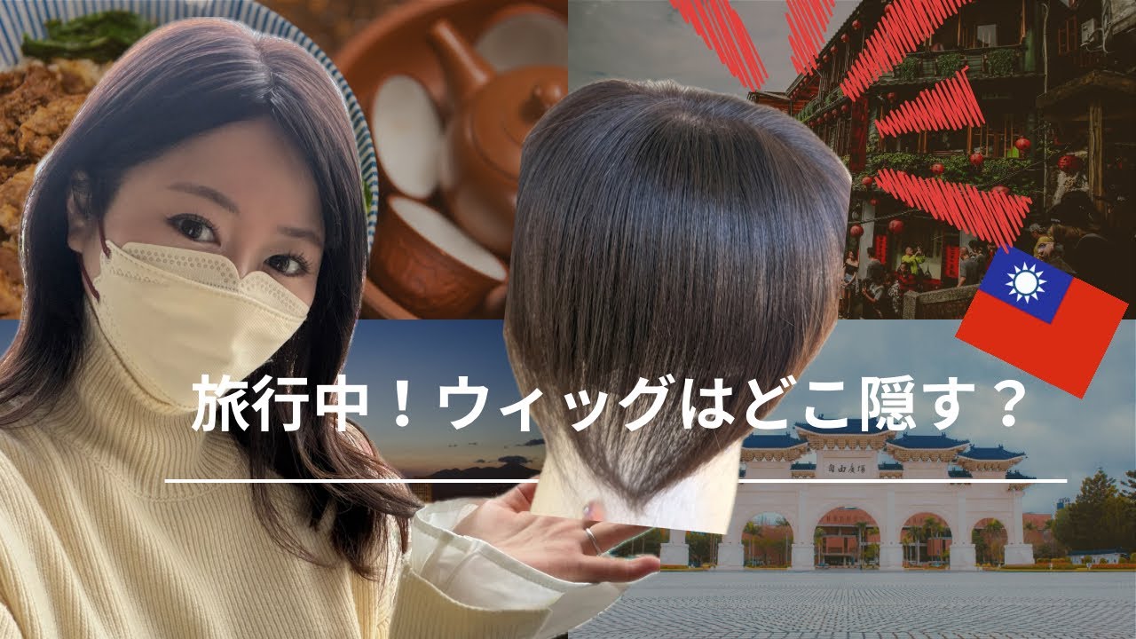 旅行中のウィッグの保管場所ʕʘ‿ʘʔ