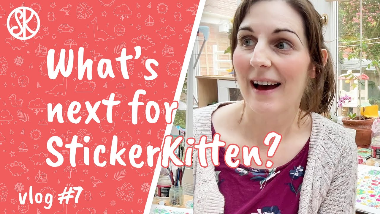 What's next for StickerKitten? Behind the scenes sticker business vlog – papercraft & stationery