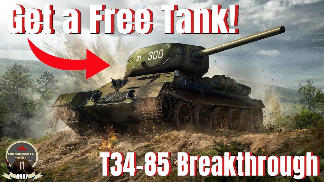 GET A FREE PREMIUM T34-85 TANK IN WOTB!