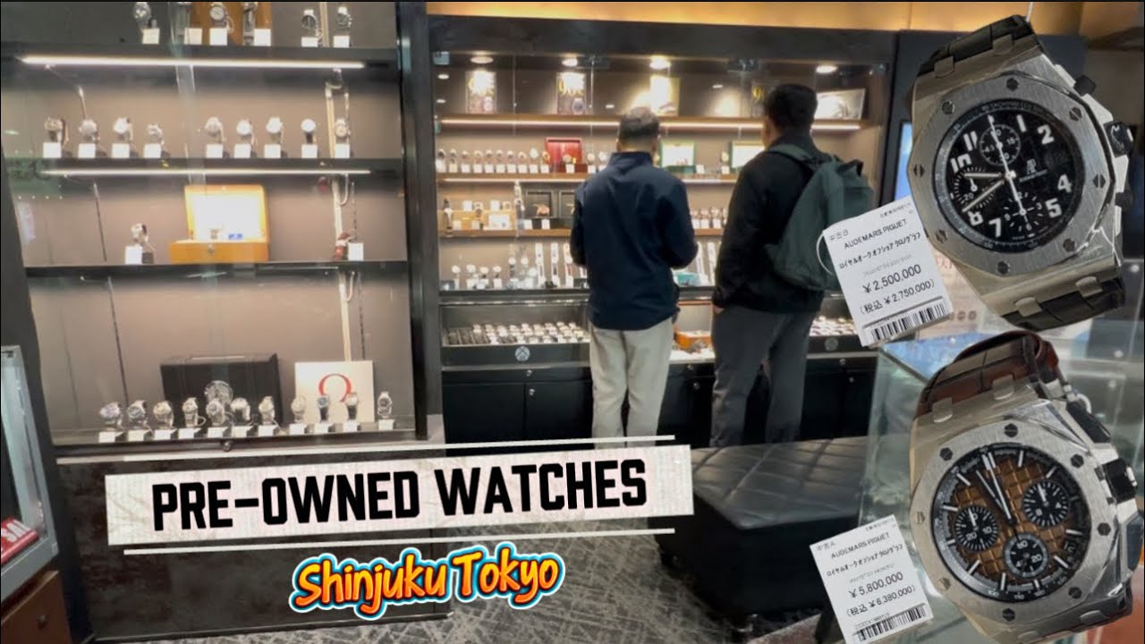 Rolex, Omega, Hublot & More! | Inside Shinjuku’s Pre-owned Luxury Watch Store