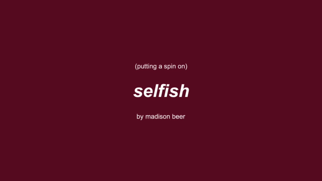 putting a spin on selfish - egg