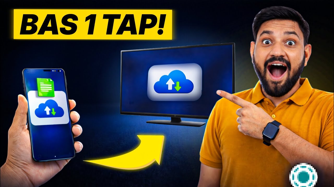Fastest Way to Transfer Files on TV & Phone (No Internet Required)