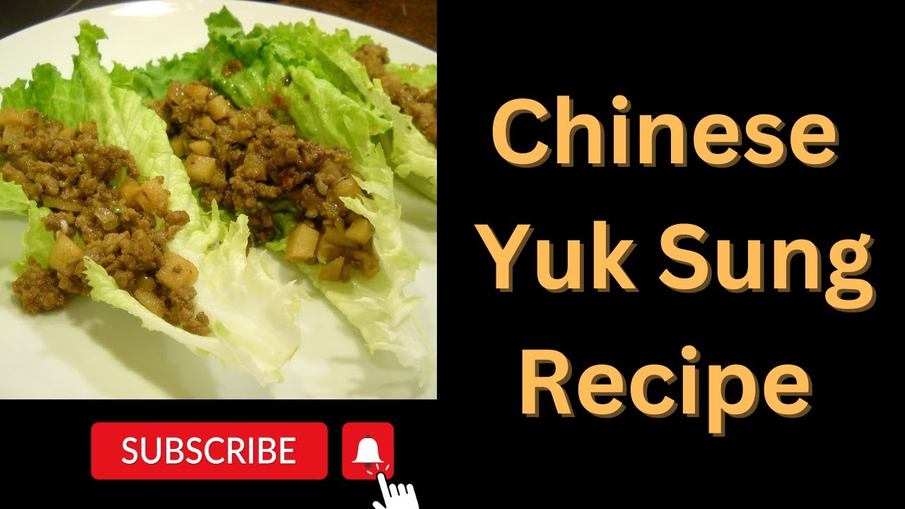 Savour the Flavour with Pork Yuk Sung | Homemade Asian Lettuce Wraps Recipe
