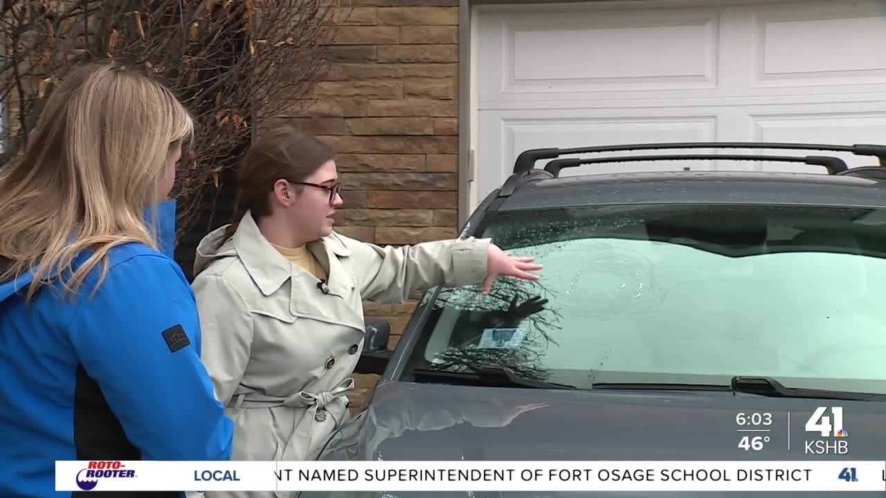 Parkville residents deal with significant damage after Tuesday night hailstorm