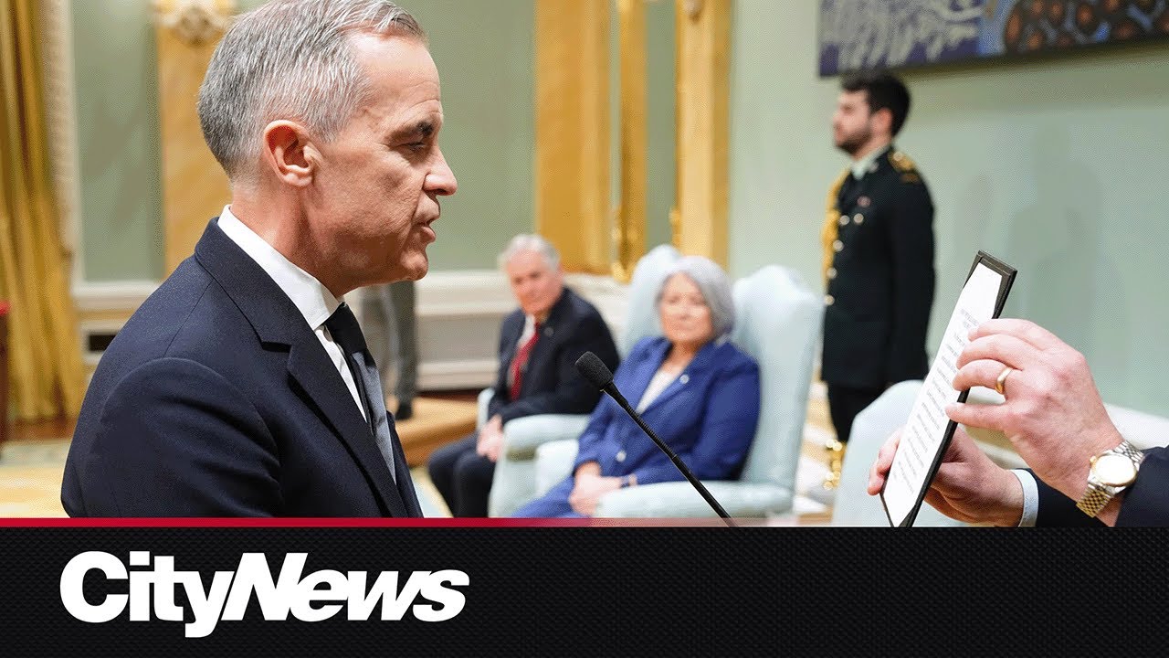 FULL CEREMONY: Mark Carney sworn in as Canada's new prime minister