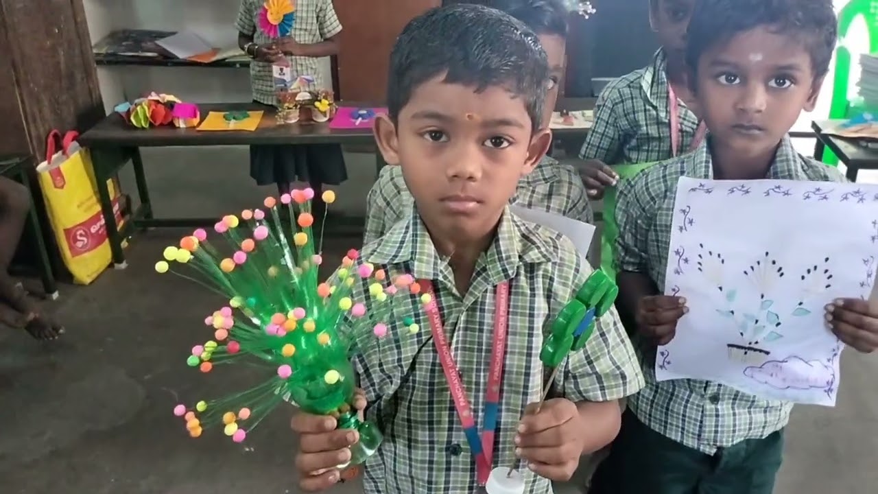 Parents marking project:children graining knowledge 💐💐💐