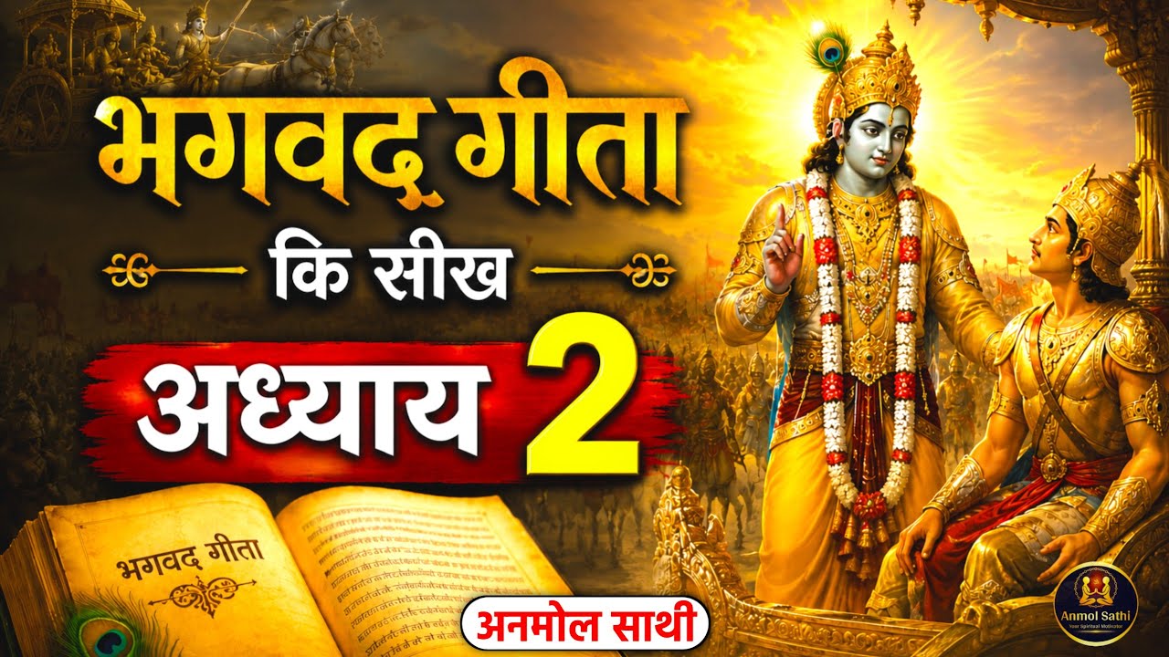 श्रीमद भगवद गीता अध्याय 2 की सीख | LIFE Changing Lessons of Bhagavad Geeta Chapter 2 | Bhagwat Geeta