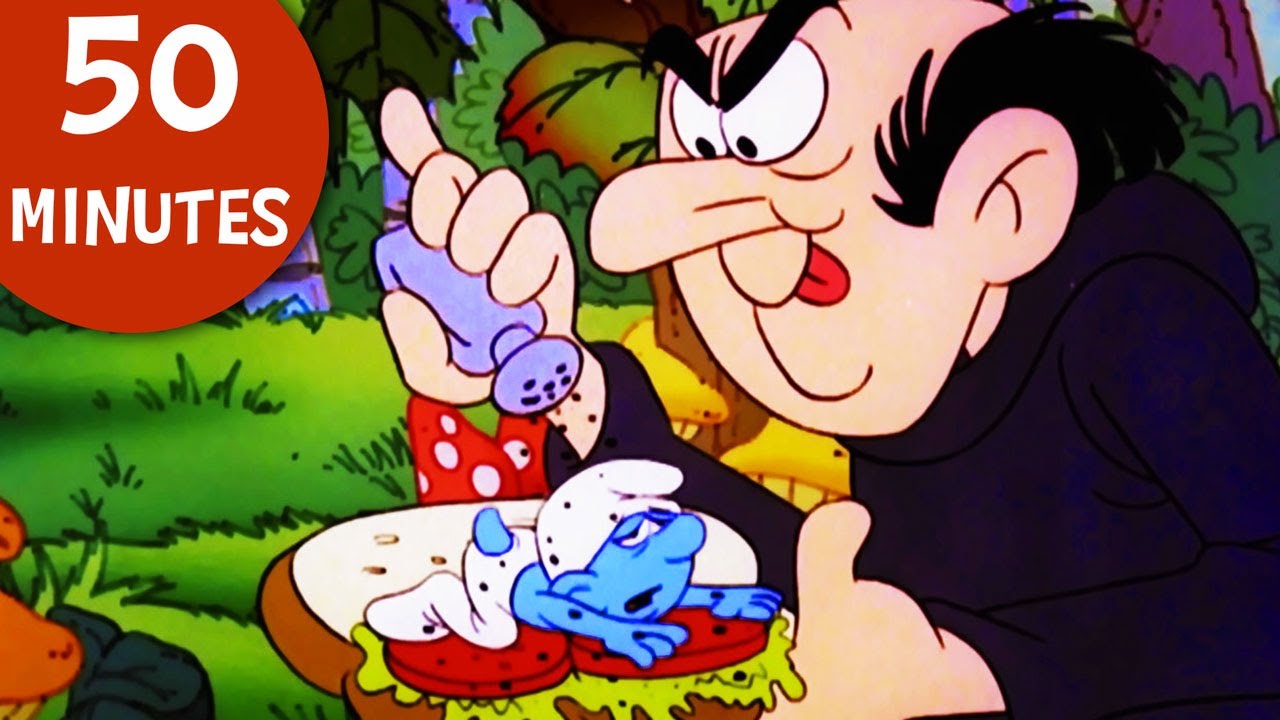 50 minutes de Schtroumpfs &bull; Gargamel, le sorcier m&eacute;chant! 🧙 &bull; Les Schtroumpfs